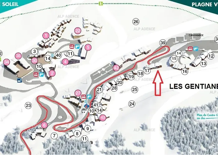 Résidence Les Gentianes - 3/4 Pers -les Gentianes - Plagne Villages Mae-4894 La Plagne